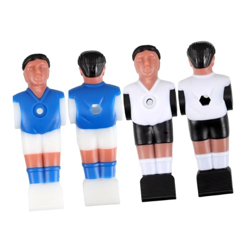 Supvox 4 Stück Teiliges Tischfußball Spielerfiguren aus Kicker Deko Ausgewogenes Gewicht für Verbessertes Ballgefühl Ersatzteile für Tischkicker Spielspaß Zuhause von Supvox