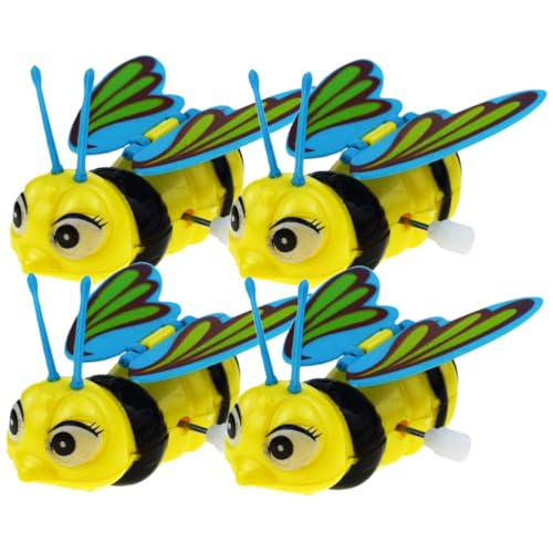 Supvox 4 Stück Teiliges Wind Up Bienenform Lustiges Kleine Einfache Handhabung Fördert Geschicklichkeit und Intelligenz für Jungen Mädchen Ab Jahren von Supvox