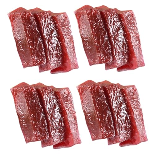 Supvox 4 Stück Thunfischstücken Modell künstliche Fischmodelle Simulation Fischwürfel Fischfleischmodelle Aquariumdekor künstliche Lebensmittelmodelle künstliche Nahrung Prop Essen PVC Supvox 4 Stück Thunfischstücken Modell künstliche Fischmodelle Simulation Fischwürfel Fischfleischmodelle Aquariumdekor künstliche Lebensmittelmodelle künstliche Nahrung Prop Essen PVC von Supvox