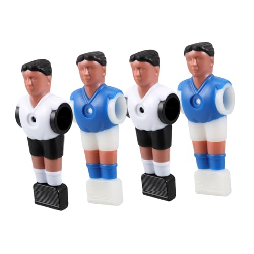 Supvox 4 Stück Tischfußball Ersatzspieler Figuren Teiliges Schwarzes Haar Blaue Weiße Kleidung Robuste Foosball Figuren für Tischfußballspiel Verbesserte Koordination Familienfreude und Supvox 4 Stück Tischfußball Ersatzspieler Figuren Teiliges Schwarzes Haar Blaue Weiße Kleidung Robuste Foosball Figuren für Tischfußballspiel Verbesserte Koordination Familienfreude und von Supvox