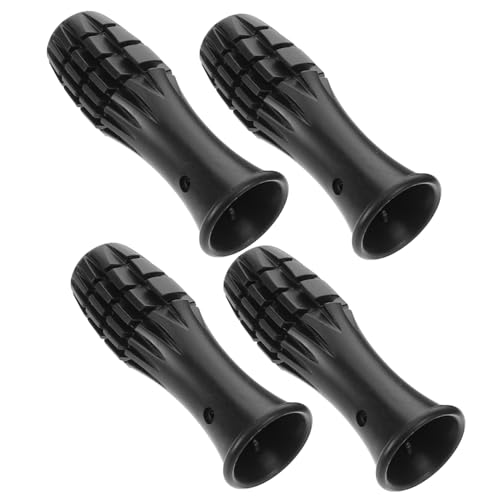 Supvox 4 Stück Tischfußballzubehör Kickergriffgriff Kicker Zubehör Finger Fußballmaschinengriff handhaben Desktop Fußball-Griffteile Griffe für Tischfußball Plastik Black von Supvox