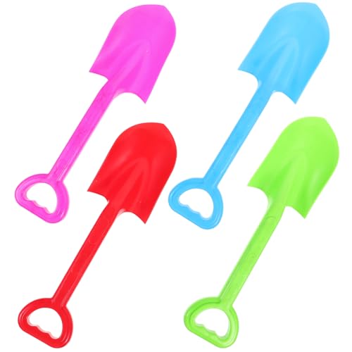 Supvox 4 Stück Tragbare Leichte Strandspielzeuge für Mini Sandspielzeuge zum Graben für Garten Strand und Farben Zufällig Robuste Kunststoffschaufeln Zufällige Farbe Zufällige Farbe von Supvox