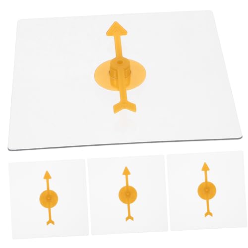 Supvox 4 Stück Transparenter Spiel Brettspiel Pfeile Spielpfeile Aus Kunststoff Pfeilspiel- Pfeilspinner Plattenspieler-anzeigen Partyspiel -Requisiten Plastik von Supvox