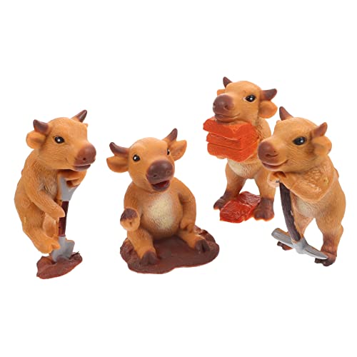 Supvox 4 Stück Wachmodellspielzeug Arbeiten Kuh Figuren Kinderspielzeug Tierspielzeug Mini-kühe Kühe Spielzeugtier Viehspielzeug Aus Kunststoff Viehfigur Plastik Supvox 4 Stück Wachmodellspielzeug Arbeiten Kuh Figuren Kinderspielzeug Tierspielzeug Mini-kühe Kühe Spielzeugtier Viehspielzeug Aus Kunststoff Viehfigur Plastik von Supvox