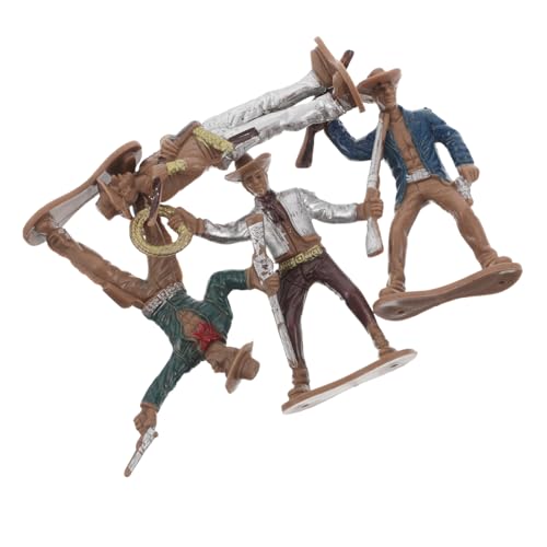 Supvox 4Stücke Teiliges Miniatur Cowboy Figuren für Western Party Dekorationen und Heimdekoration Handgefertigte Cowboy Modelle für Sammler und Liebhaber für Puppenhäuser und Tischdekorationen Supvox 4Stücke Teiliges Miniatur Cowboy Figuren für Western Party Dekorationen und Heimdekoration Handgefertigte Cowboy Modelle für Sammler und Liebhaber für Puppenhäuser und Tischdekorationen von Supvox