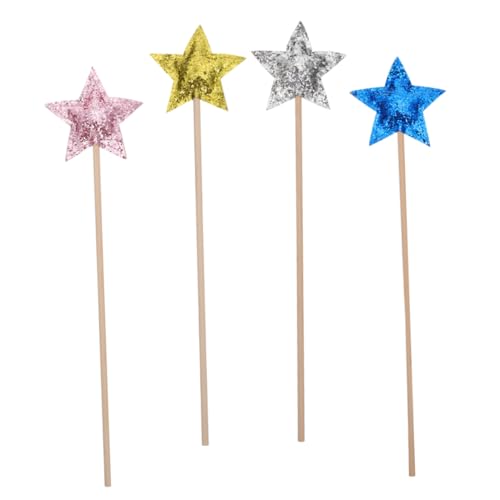 Supvox 4 Stück Zauberstab Requisiten Disko Stöcke Glitzersterne Zauberstäbe Mädchen Party Neuheit Feenstab Sternenfee-Sticks Zauberstab Feenstab für die Bühne Feenstock hölzern Supvox 4 Stück Zauberstab Requisiten Disko Stöcke Glitzersterne Zauberstäbe Mädchen Party Neuheit Feenstab Sternenfee-Sticks Zauberstab Feenstab für die Bühne Feenstock hölzern von Supvox