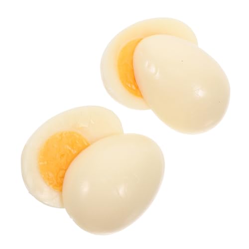 Supvox 4 Stück nachgeahmte Eier realistisch gefälschtes Ei dekorativ Huhn Spielzeugnahrung Anzeige Eiermodell für die Küche gekochtes Ei-Modell künstliche Eier PVC Orange Supvox 4 Stück nachgeahmte Eier realistisch gefälschtes Ei dekorativ Huhn Spielzeugnahrung Anzeige Eiermodell für die Küche gekochtes Ei-Modell künstliche Eier PVC Orange von Supvox
