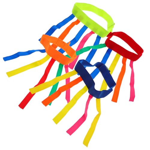 Supvox 4 Stück -schwanzfang Tail Game-gürtel Fangen Jagdspiel Im Freien Stichworte Rot Tail-Tag-Spiel Fangschwanz-spielgürtel Schwanzfangspiel Schild Pull-Tag-Spiel Rasen Kind von Supvox