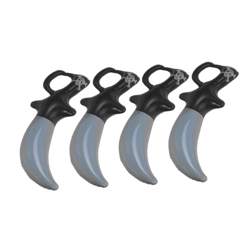 Supvox 4 Stücke Aufblasbares Piratenmesser Halloween-partygeschenke Aufblasbares Spielzeugschwert Piratenschwert Piraten-halloween-dekorationen Aufblasbares Black Pvc Supvox 4 Stücke Aufblasbares Piratenmesser Halloween-partygeschenke Aufblasbares Spielzeugschwert Piratenschwert Piraten-halloween-dekorationen Aufblasbares Black Pvc von Supvox