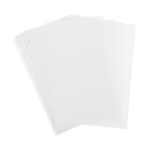 Supvox 40 Blatt Binderpapier Ablösbar Doppelseitig Glattes Release Paper Sammelalbum DIY Stickerhalter Organizer für Scrapbooking und Stickerkollektion von Supvox