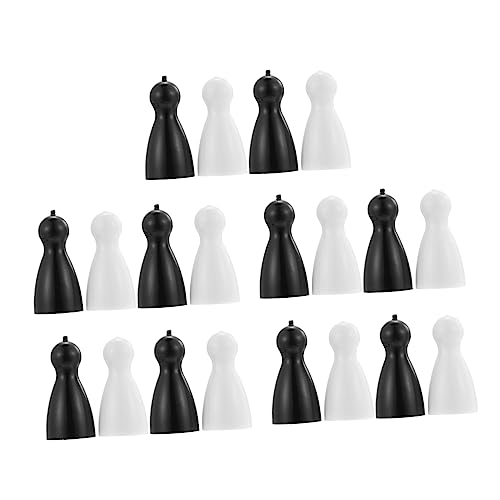 Supvox 40 Stück Jump Checkers Schachfiguren Zubehör aus Kunststoff für Brettspiele pro Farbe für Anfänger Fördert Logisches und Geduld Supvox 40 Stück Jump Checkers Schachfiguren Zubehör aus Kunststoff für Brettspiele pro Farbe für Anfänger Fördert Logisches und Geduld von Supvox