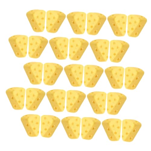 Supvox 40 Stück Käse Mini Käsekuchen Dekoration Realistisches Backgeschirr Material Kunstkäsekuchen Party Käsekuchen Einzelhandelsdekorationen Käse Simulationsform Gelber Supvox 40 Stück Käse Mini Käsekuchen Dekoration Realistisches Backgeschirr Material Kunstkäsekuchen Party Käsekuchen Einzelhandelsdekorationen Käse Simulationsform Gelber von Supvox