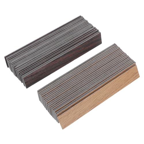 Supvox 40 Stück Miniatur-bodenbelag-terrassendielen Für Puppenhäuser, Mini-bodenbretter, Puppenhaus-baumaterial, DIY-mini-Boot-zubehör von Supvox