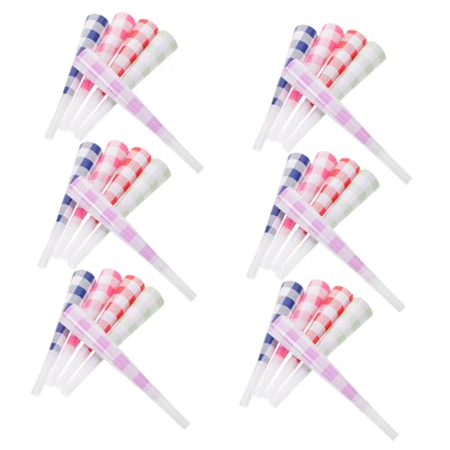 Supvox 40 Stück Partygebläse Blowouts Blow Toys Party Favors Festliche Sound Maker Jubelparty Favors Lustige Feiergebläse Geburtstagspartygebläse Krachmacher Partygebläse Für von Supvox