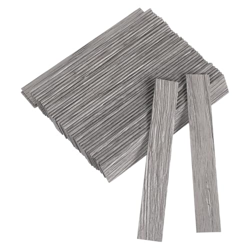 Supvox 40 Stück Selbstklebende Holzfußböden im Hartholz Look für Maßstab Puppenhaus Dekoration Hochwertige Miniaturpaneele für Kreative DIY Projekte von Supvox