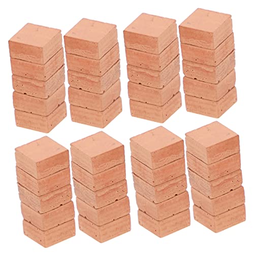 Supvox 40 Stück Simuliertes Ziegelmodell Gebäude Mini Neuheit Terrakotta bastelset Bausteine Bauen Ziegelmodelle kleine Ziegelsteine künstliche Ziegel Ton rot Supvox 40 Stück Simuliertes Ziegelmodell Gebäude Mini Neuheit Terrakotta bastelset Bausteine Bauen Ziegelmodelle kleine Ziegelsteine künstliche Ziegel Ton rot von Supvox