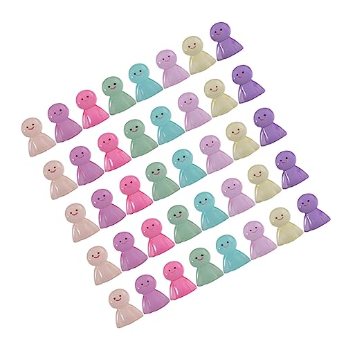 Supvox 40 Stück Solar Gartenornamente Babypuppe Dekorationen Gefälschte Sonnenpuppe Winzige Figuren Kleine Sonnenpuppe Puppenmodell Miniatur Sonnenpuppe Zufällige Farbe von Supvox