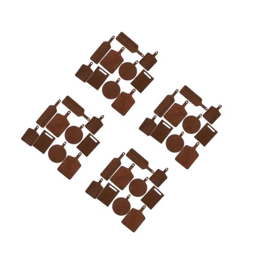 Supvox 40 Stück Teiliges Mini Schneidebrett Set aus Holz Glatte Oberfläche Kleines Küchenbrett zur Puppenhausdekoration Leicht Langlebig und Detailgetreu für Miniaturküchen und DIY Supvox 40 Stück Teiliges Mini Schneidebrett Set aus Holz Glatte Oberfläche Kleines Küchenbrett zur Puppenhausdekoration Leicht Langlebig und Detailgetreu für Miniaturküchen und DIY von Supvox