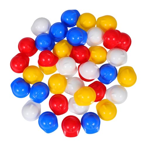 Supvox 40 Stück Teiliges Mini Sicherheitshelm Bunte Kleine Helme Strapazierfähige Deko für Haustiere Puppen und Party Leichte Mini Kopfbedeckungen in Rot Blau Gelb und Weiß Vielseitig Supvox 40 Stück Teiliges Mini Sicherheitshelm Bunte Kleine Helme Strapazierfähige Deko für Haustiere Puppen und Party Leichte Mini Kopfbedeckungen in Rot Blau Gelb und Weiß Vielseitig von Supvox