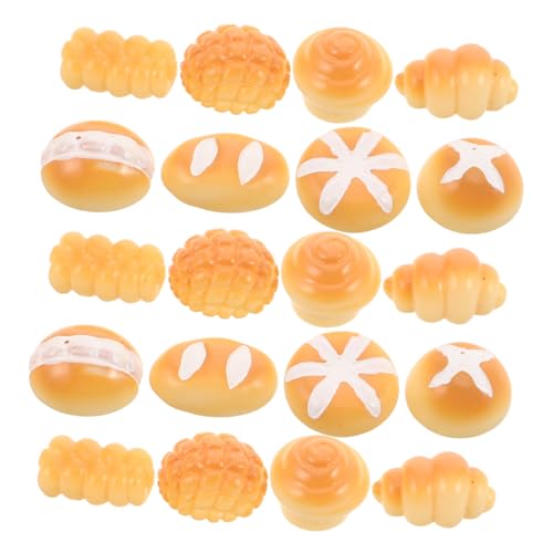 Supvox 40 Stück Teiliges Miniatur Brot aus Langlebigem Harz Realistische Künstliche Brotrequisiten für DIY Bastelprojekte Lebensechte Mini Bäckerei Deko für Puppenhaus und Mikro Supvox 40 Stück Teiliges Miniatur Brot aus Langlebigem Harz Realistische Künstliche Brotrequisiten für DIY Bastelprojekte Lebensechte Mini Bäckerei Deko für Puppenhaus und Mikro von Supvox