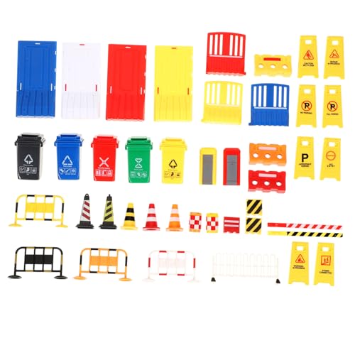Supvox 40 Stück Teiliges Verkehrszeichen Spielset aus Miniatur Straßenblockaden und Verkehrssignale Pädagogisches Lernspielzeug für Fantasie und Eltern Junge Mädchen Interaktion Supvox 40 Stück Teiliges Verkehrszeichen Spielset aus Miniatur Straßenblockaden und Verkehrssignale Pädagogisches Lernspielzeug für Fantasie und Eltern Junge Mädchen Interaktion von Supvox