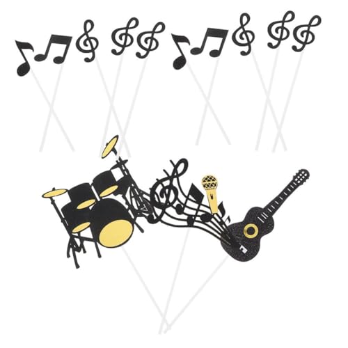 Supvox 40 Stück Tortendekorationseinsatz Geburtstagstorte Gitarre Partyzubehör Tortenaufsatz Tortenbänder Geburtstagsaufsatz Gold Vater Kuchendekoration Musiknoten Supvox 40 Stück Tortendekorationseinsatz Geburtstagstorte Gitarre Partyzubehör Tortenaufsatz Tortenbänder Geburtstagsaufsatz Gold Vater Kuchendekoration Musiknoten von Supvox