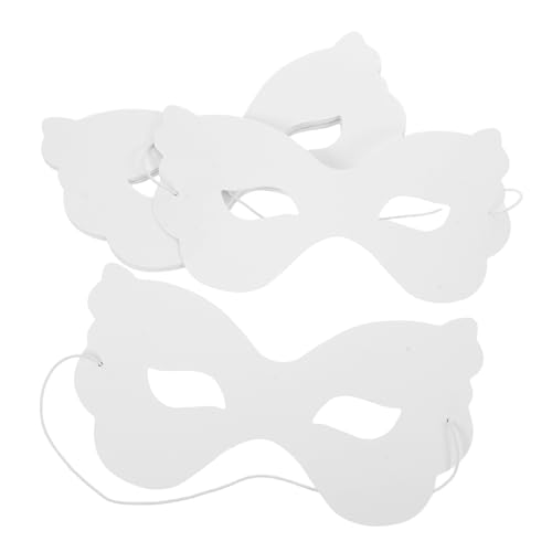 Supvox 40 Stück Weiße aus Papier Bemalbare Halbe Gesichtsmasken mit Elastischem Band Schmetterlingsform für Mardi Gras Party Theater Halloween und DIY Bastelprojekte Supvox 40 Stück Weiße aus Papier Bemalbare Halbe Gesichtsmasken mit Elastischem Band Schmetterlingsform für Mardi Gras Party Theater Halloween und DIY Bastelprojekte von Supvox