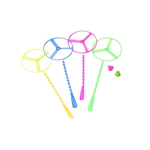 Supvox 40 Stücke Fliegende Untertasse Fliegende Spielzeuge Bambus Libelle Zufällige Farbe von Supvox