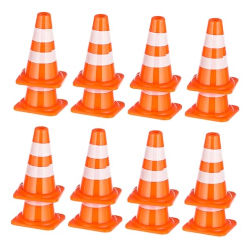 Supvox 40-Teiliges Set Verkehrskognitives interaktives Rollenspiele Verkehrssicherheitsspielzeug lernspielzeug Pylonen Fußball Agilitätskegel Plastik Orange von Supvox