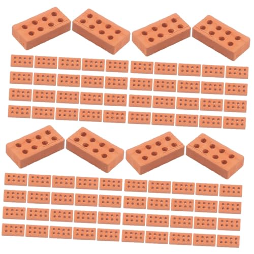 Supvox 400 Stck Teiliges Miniatur Ziegelstein aus Langlebig DIY Handwerksbausteine für Kreative Baustellenmodelle Fördert Feinmotorik und Bastelfreude bei Kindern Supvox 400 Stck Teiliges Miniatur Ziegelstein aus Langlebig DIY Handwerksbausteine für Kreative Baustellenmodelle Fördert Feinmotorik und Bastelfreude bei Kindern von Supvox
