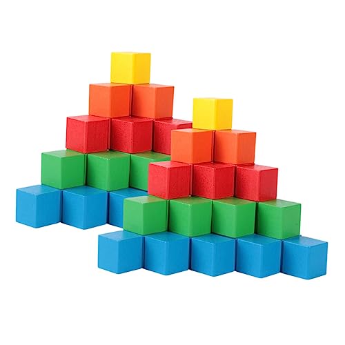 Supvox 40Stücke Kreatives Holzblockspielzeug Für Teiliges Aus Farbigen Bausteinen Kognitives Für Pädagogisches Für Drinnen Und Draußen Und Sicher Supvox 40Stücke Kreatives Holzblockspielzeug Für Teiliges Aus Farbigen Bausteinen Kognitives Für Pädagogisches Für Drinnen Und Draußen Und Sicher von Supvox