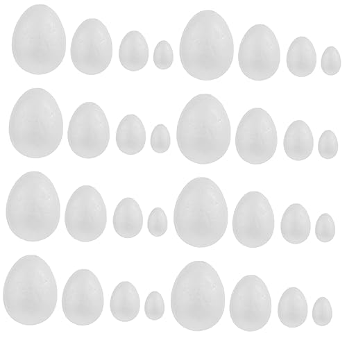 Supvox 40Stücke Teiliges DIY Eier Für Ostern Handgemachte Malerei Eier Für Kreative Bastelprojekte Und Festliche Dekorationen Varianten von Supvox