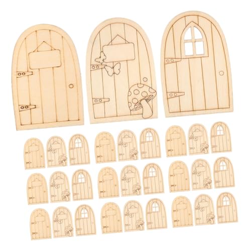Supvox 45 Stück Teiliges Miniatur Feentüren aus Holz Unlackiert für DIY Bastelprojekte Detaillierte Verarbeitung Vielseitige Dekoration für Feengärten Baumdekorationen und Puppenhäuser Supvox 45 Stück Teiliges Miniatur Feentüren aus Holz Unlackiert für DIY Bastelprojekte Detaillierte Verarbeitung Vielseitige Dekoration für Feengärten Baumdekorationen und Puppenhäuser von Supvox