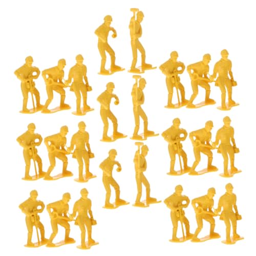 Supvox 45Stücke Bauarbeiter Figuren Set Teilig Realistische Spielzeuge für Szenenlayout und Kreatives Robuste Kunststoff Modelle für Technik und Modellbau Fans Supvox 45Stücke Bauarbeiter Figuren Set Teilig Realistische Spielzeuge für Szenenlayout und Kreatives Robuste Kunststoff Modelle für Technik und Modellbau Fans von Supvox