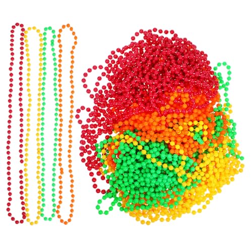 Supvox 48 Stück Neon Bead Bunte Plastikperlen für Halloween Geburtstagsfeiern und Retro Jahre Kostümpartys Partydekorationen Supvox 48 Stück Neon Bead Bunte Plastikperlen für Halloween Geburtstagsfeiern und Retro Jahre Kostümpartys Partydekorationen von Supvox