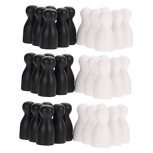 Supvox 48 Stück Teiliges Holzschachfiguren Schachspiel Zubehör für Fördert Logisches und Kreativität für Brettspielfans Supvox 48 Stück Teiliges Holzschachfiguren Schachspiel Zubehör für Fördert Logisches und Kreativität für Brettspielfans von Supvox