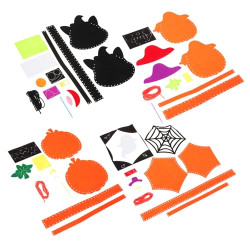 Supvox 4Sätze Halloween Süßigkeitenhalter DIY Handtaschen Aus Vliesstoff Für Halloween Feiern Als Geschenktüten Und Dekoration Für Kinderpartys Supvox 4Sätze Halloween Süßigkeitenhalter DIY Handtaschen Aus Vliesstoff Für Halloween Feiern Als Geschenktüten Und Dekoration Für Kinderpartys von Supvox