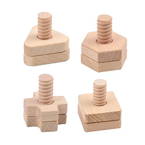 Supvox 4Sätze Pädagogisches Schraubenspielzeug für Teiliges mit Geometrischen Formen Fördert Kreativität und Hand Augen Koordination Sicher und Langlebig für Kleinkinder Ab Supvox 4Sätze Pädagogisches Schraubenspielzeug für Teiliges mit Geometrischen Formen Fördert Kreativität und Hand Augen Koordination Sicher und Langlebig für Kleinkinder Ab von Supvox