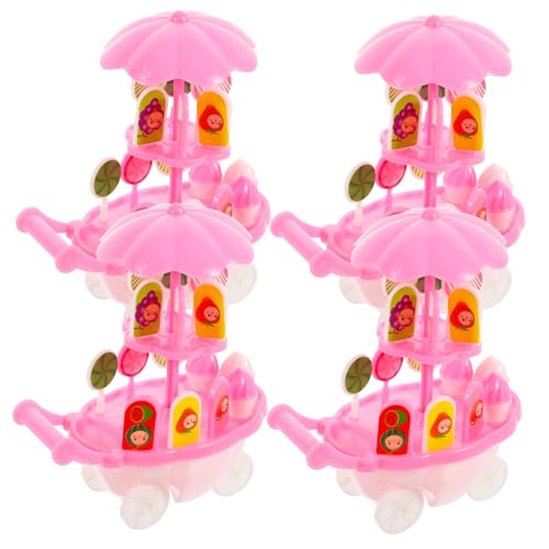 Supvox 4Stücke Eiswagen Für Teiliges Mit Abnehmbaren Und Süßigkeitenstücken Rollenspielzeug Für Drinnen Und Draußen Fördert Soziale Fähigkeiten Und Kreativität Supvox 4Stücke Eiswagen Für Teiliges Mit Abnehmbaren Und Süßigkeitenstücken Rollenspielzeug Für Drinnen Und Draußen Fördert Soziale Fähigkeiten Und Kreativität von Supvox