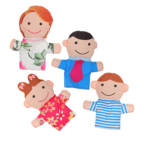 Supvox 4Stücke Familien Handpuppen Set Teiliges Für Jahren Kreative Handpuppen Für Rollenspiele Geschichtenerzählen Und Theateraufführungen von Supvox
