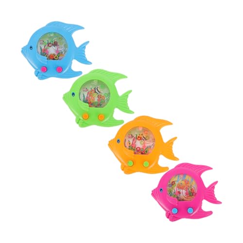 Supvox 4Stücke Handheld Wasserring Für Fischförmige Wasserwurf Ringe Spaß Für Pool Und Wasserspiele Farbenfrohes Kinderspielzeug von Supvox