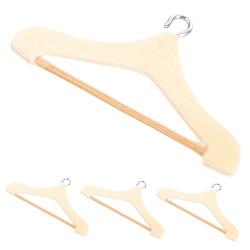 Supvox 4Stücke Holz Puppenkleiderbügel Mini Kleiderbügel Für Puppenhaus Stabile Und Praktische Puppenbekleidungsaufbewahrung Für Präsentation Von Puppenkleidern Supvox 4Stücke Holz Puppenkleiderbügel Mini Kleiderbügel Für Puppenhaus Stabile Und Praktische Puppenbekleidungsaufbewahrung Für Präsentation Von Puppenkleidern von Supvox