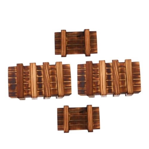 Supvox 4Stücke Holzgeheimnis Puzzle Box für Interaktives Lernspielzeug mit Sicherem Geheimfach Fördert Kreativität und Denkfähigkeit für Weihnachten Supvox 4Stücke Holzgeheimnis Puzzle Box für Interaktives Lernspielzeug mit Sicherem Geheimfach Fördert Kreativität und Denkfähigkeit für Weihnachten von Supvox