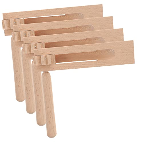 Supvox 4Stücke Holzratsche Für Pädagogisches Musikinstrument des Rhythmusgefühls Lärmmacher Aus Sicherem Material Für Spielpartys Und Kreative Aktivitäten Supvox 4Stücke Holzratsche Für Pädagogisches Musikinstrument des Rhythmusgefühls Lärmmacher Aus Sicherem Material Für Spielpartys Und Kreative Aktivitäten von Supvox