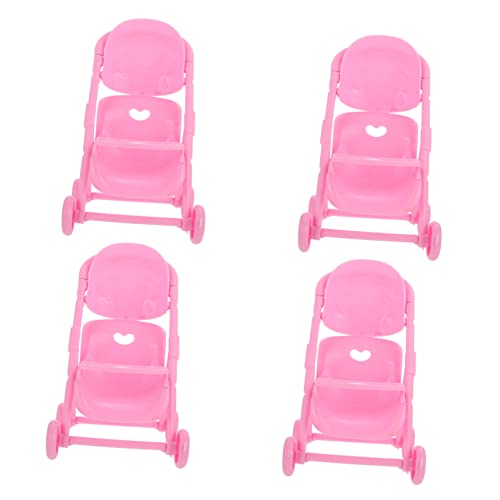 Supvox 4Stücke Kinderwagen Simulationsspielzeug für Rollenspiele Puppenhaus Zubehör Kunststoff Modell Kinderwagen für Kreative Spiele und Lernförderung Supvox 4Stücke Kinderwagen Simulationsspielzeug für Rollenspiele Puppenhaus Zubehör Kunststoff Modell Kinderwagen für Kreative Spiele und Lernförderung von Supvox