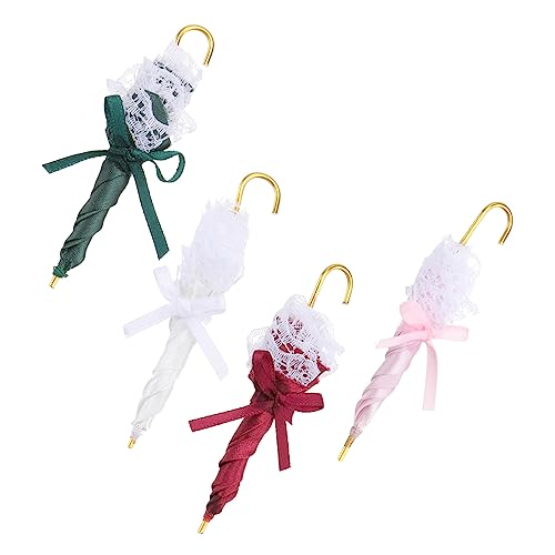 Supvox Mini-Regenschirm-Set 4-teilig Mini-regenschirme Für Foto-Requisiten Kinderspielzeug Schreibtisch-Ornament Zufällige Farbe von Supvox