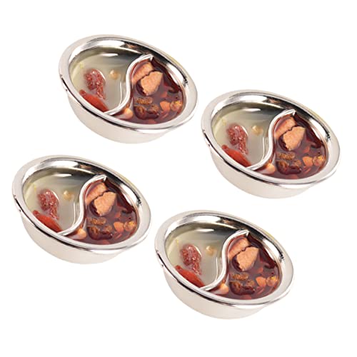 Supvox 4Stücke Miniaturen Hot Pot Puppenhaus Zubehör Teiliges Realistische Küchen Dekoration Micro Landschaftszubehör Für Kreative Spielwelten Und Fotodekorationen Supvox 4Stücke Miniaturen Hot Pot Puppenhaus Zubehör Teiliges Realistische Küchen Dekoration Micro Landschaftszubehör Für Kreative Spielwelten Und Fotodekorationen von Supvox