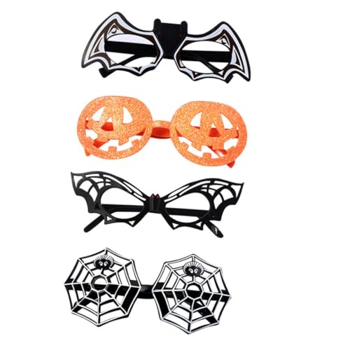 Supvox 4Stücke Teiliges Halloween Party Brillen Lustige Kostüm Accessoires Mit Pumpkin Bat Für Karneval Und Cosplay Supvox 4Stücke Teiliges Halloween Party Brillen Lustige Kostüm Accessoires Mit Pumpkin Bat Für Karneval Und Cosplay von Supvox
