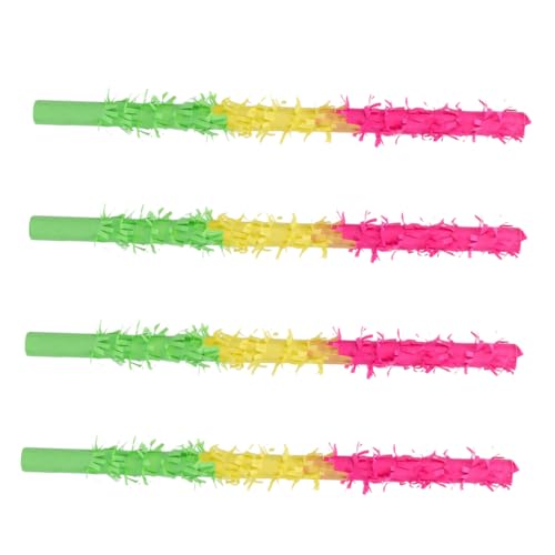 Supvox 4Stücke Teiliges Pinata Sticks Farbige Für Unvergessliche Partys Für Kindergeburtstage Und Hochzeiten Leicht Und Sicher Der Anwendung von Supvox