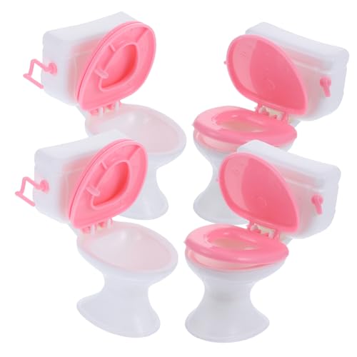 Supvox 4Stücke Toiletten Dekorative Puppenhaus Minitoiletten Für Kreative Spielideen Ca Zubehör Für Puppenhaus Dekoration Und Rollenspiele Supvox 4Stücke Toiletten Dekorative Puppenhaus Minitoiletten Für Kreative Spielideen Ca Zubehör Für Puppenhaus Dekoration Und Rollenspiele von Supvox